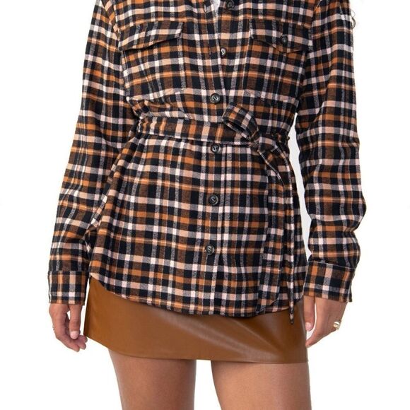 Sanctuary Roadtrip Belted Shirt - Picture 1 of 9